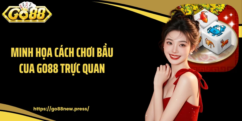 Minh họa cách chơi bầu cua GO88 trực quan